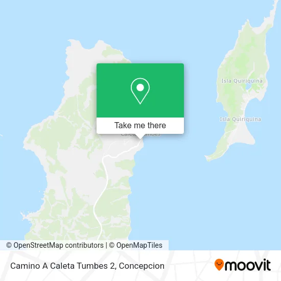 Camino A Caleta Tumbes 2 map