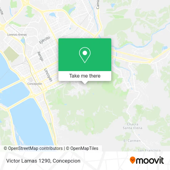 Víctor Lamas 1290 map