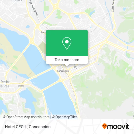 Hotel CECIL map
