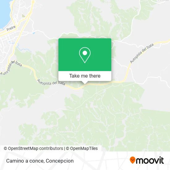 Mapa de Camino a conce