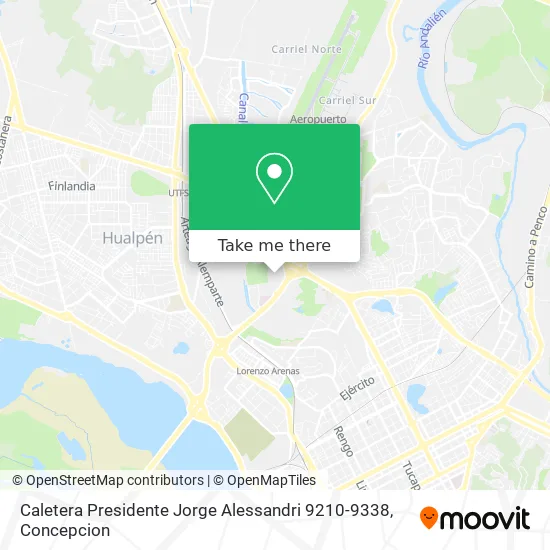 Caletera Presidente Jorge Alessandri 9210-9338 map