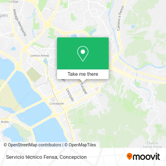 Servicio técnico Fensa map