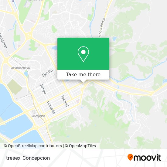 Mapa de tresex