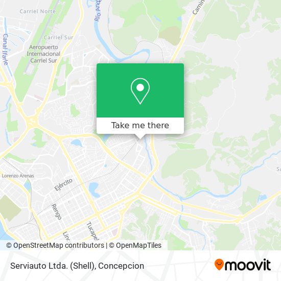 Mapa de Serviauto Ltda. (Shell)