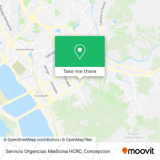 Servicio Urgencias Medicina HCRC map