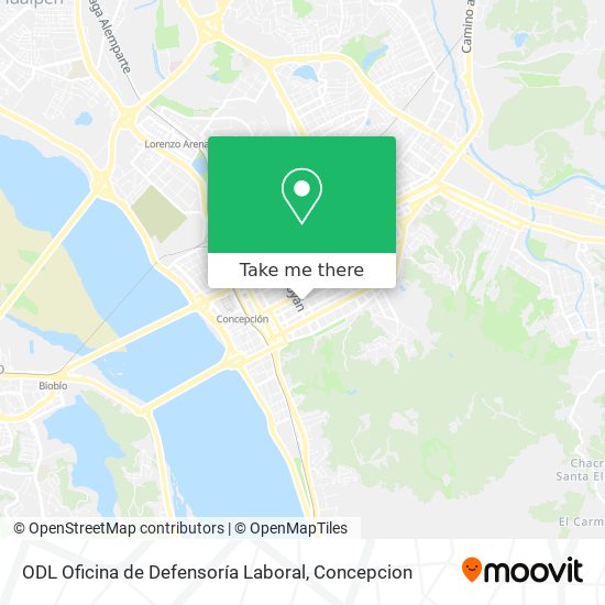 ODL Oficina de Defensoría Laboral map