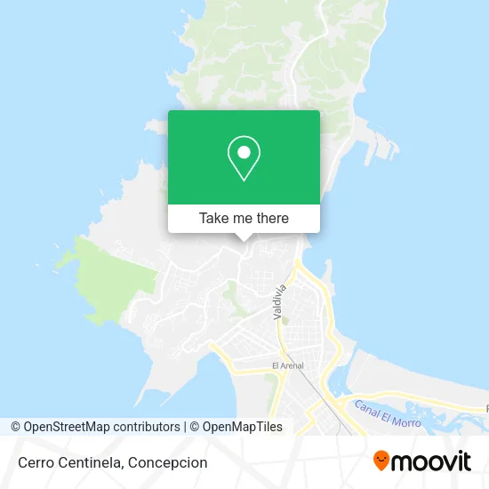 Mapa de Cerro Centinela