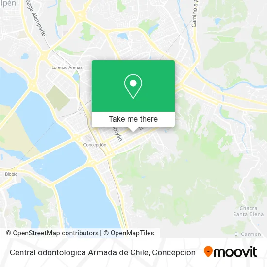Central odontologica Armada de Chile map