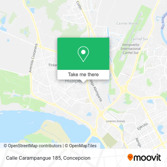 Calle Carampangue 185 map