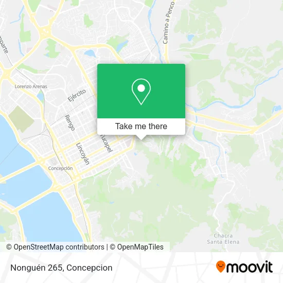 Mapa de Nonguén 265
