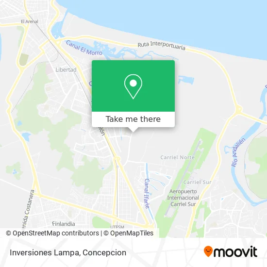 Inversiones Lampa map