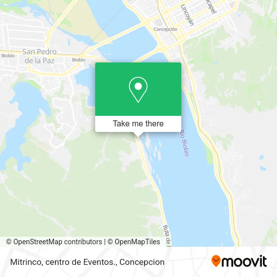Mapa de Mitrinco, centro de Eventos.