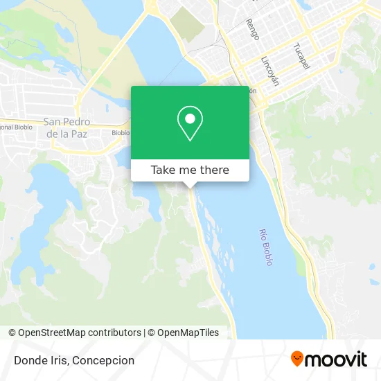 Mapa de Donde Iris