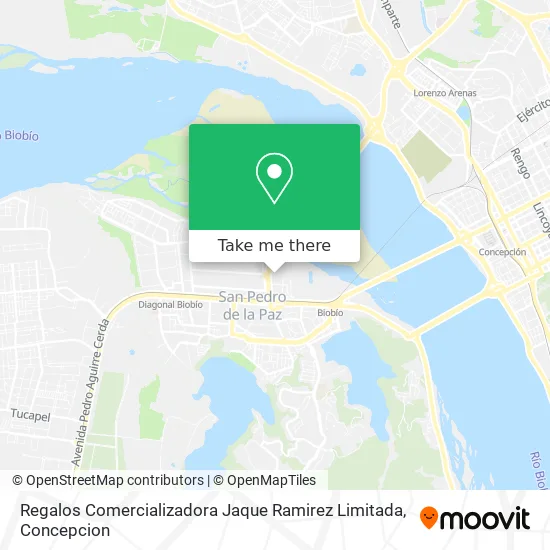 Mapa de Regalos Comercializadora Jaque Ramirez Limitada