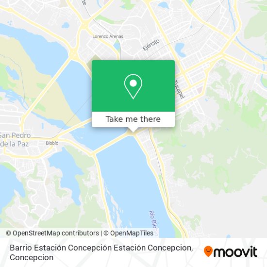 Barrio Estación Concepción Estación Concepcion map
