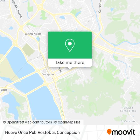 Nueve Once Pub Restobar map