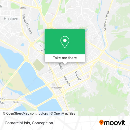 Comercial Isis map
