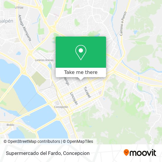 Supermercado del Fardo map