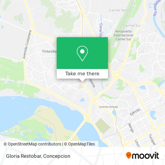 Mapa de Gloria Restobar