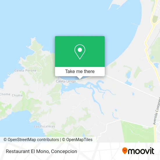 Restaurant El Mono map