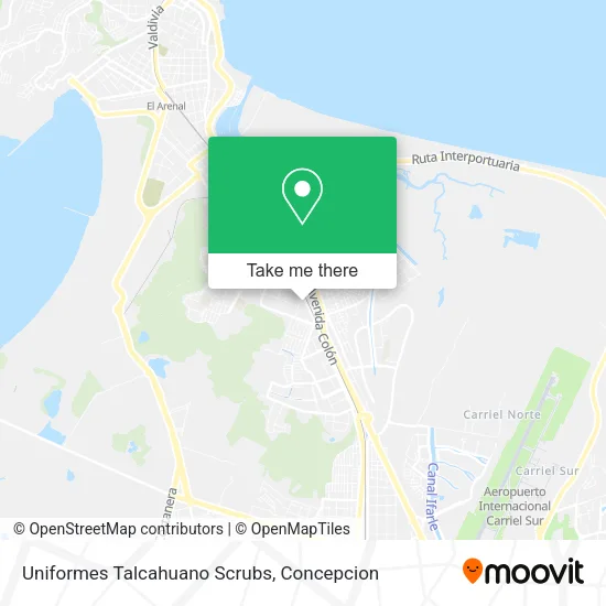 Mapa de Uniformes Talcahuano Scrubs