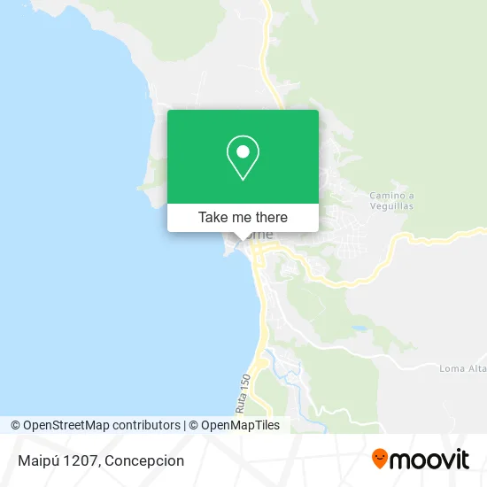 Mapa de Maipú 1207