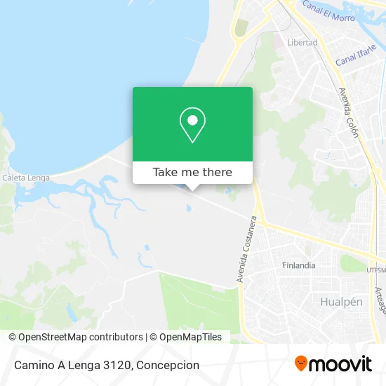 Mapa de Camino A Lenga 3120