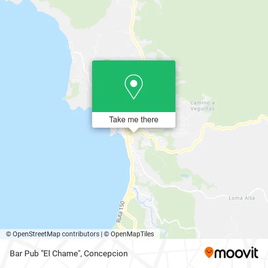 Bar Pub "El Chame" map