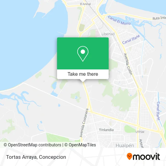 Mapa de Tortas Arraya