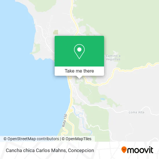 Mapa de Cancha chica Carlos Mahns