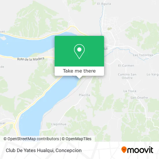 Club De Yates Hualqui map