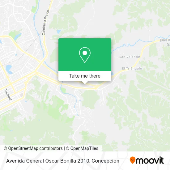 Mapa de Avenida General Oscar Bonilla 2010