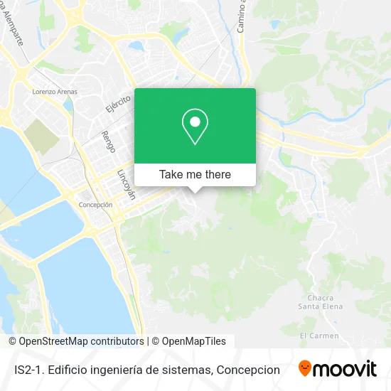 Mapa de IS2-1. Edificio ingeniería de sistemas