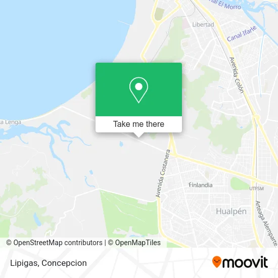 Lipigas map