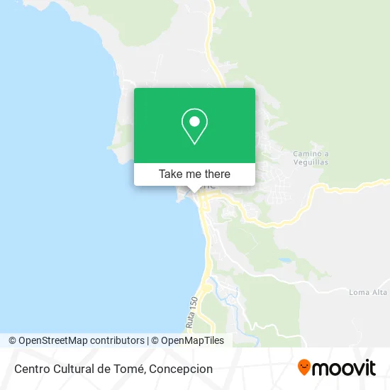 Mapa de Centro Cultural de Tomé