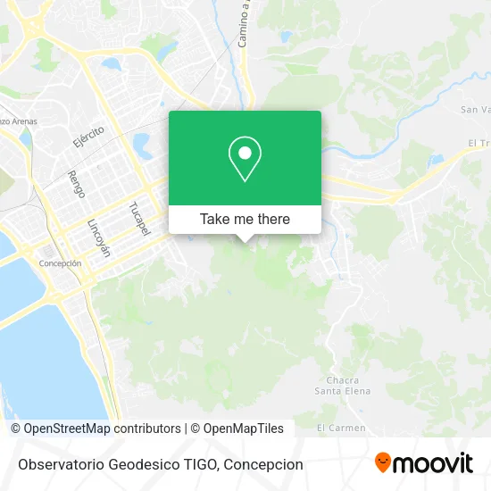 Observatorio Geodesico TIGO map
