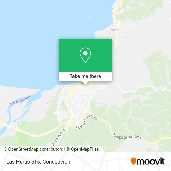 Mapa de Las Heras 516