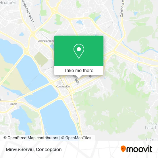 Mapa de Minvu-Serviu