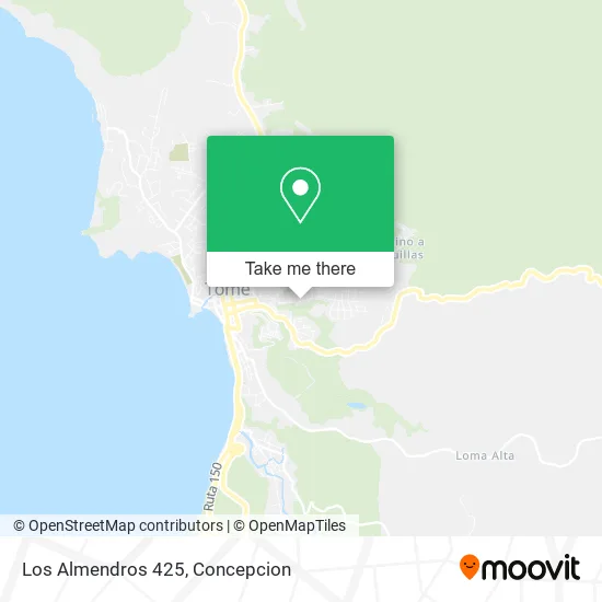 Mapa de Los Almendros 425