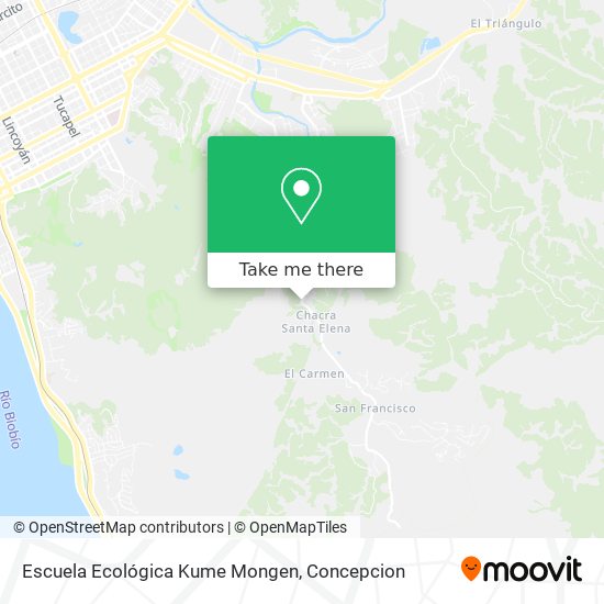 Escuela Ecológica Kume Mongen map