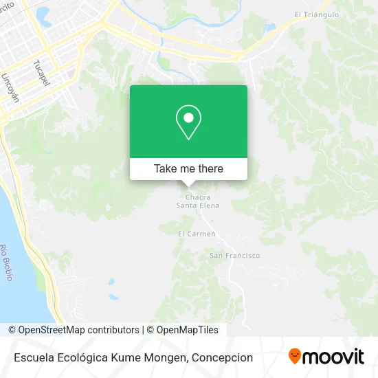 Escuela Ecológica Kume Mongen map