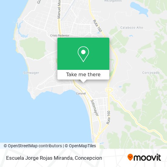 Escuela Jorge Rojas Miranda map