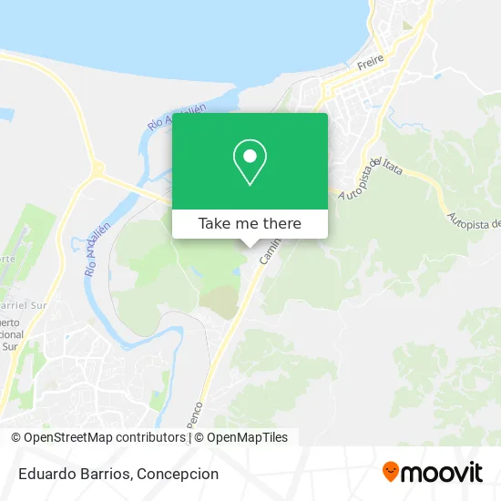 Mapa de Eduardo Barrios