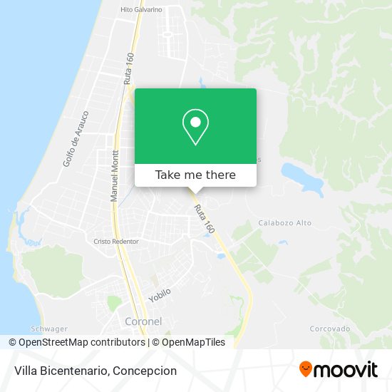 Mapa de Villa Bicentenario