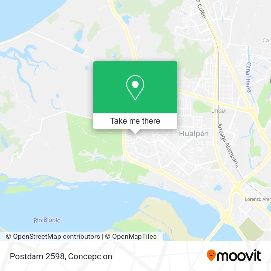 Mapa de Postdam 2598