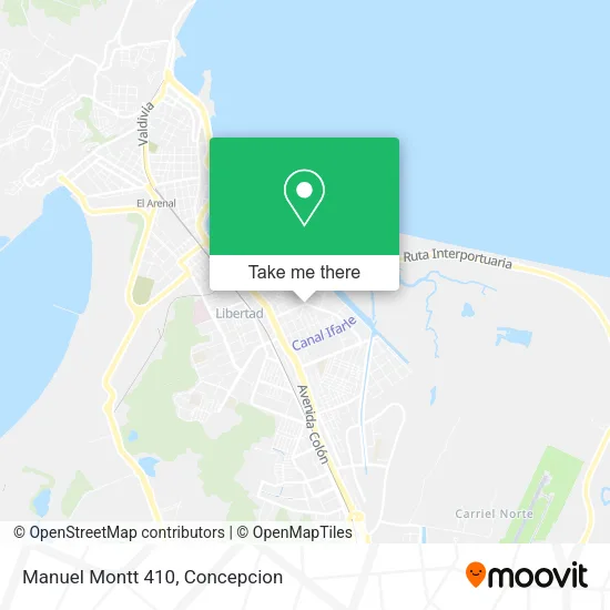 Manuel Montt 410 map