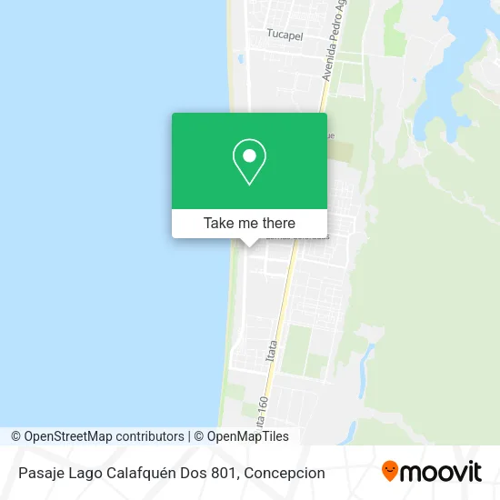 Pasaje Lago Calafquén Dos 801 map