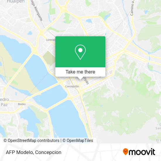 Mapa de AFP Modelo
