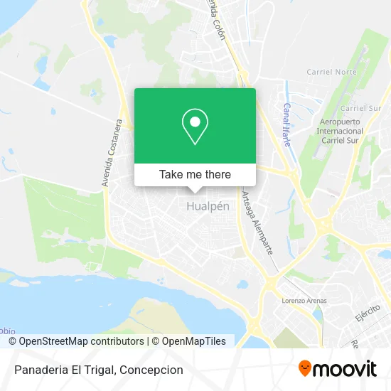 Mapa de Panaderia El Trigal