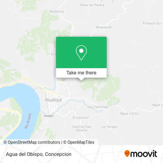 Agua del Obispo map